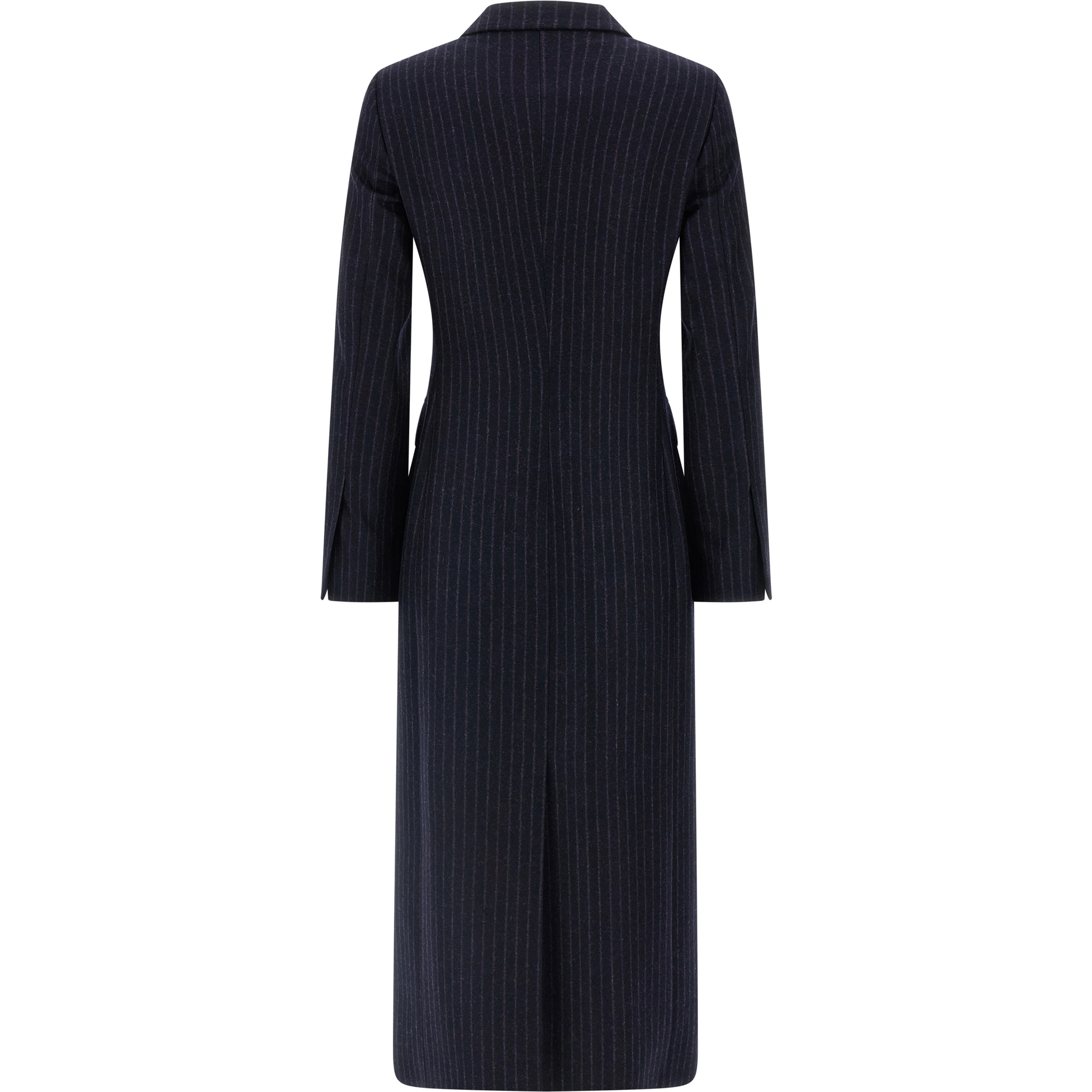 Blue Virgin Wool Coat