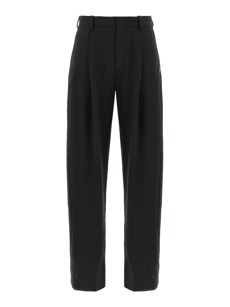 Black Polyester Dress Pants