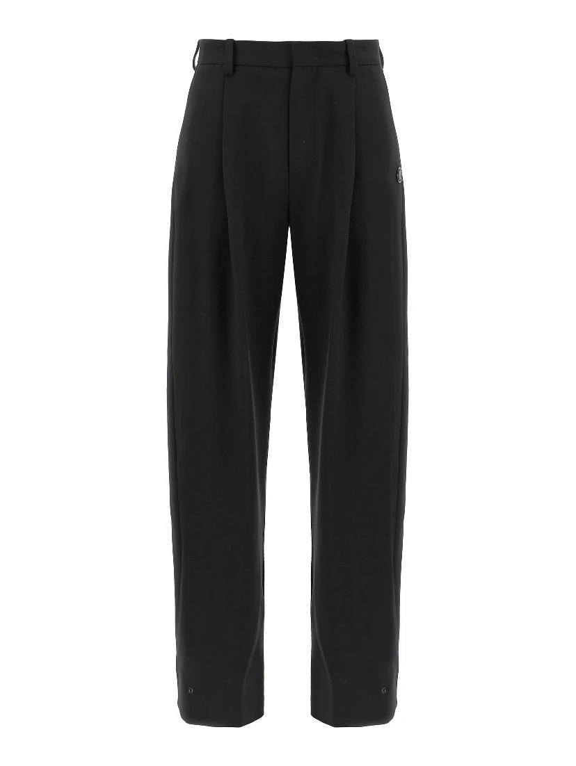 Black Polyester Dress Pants