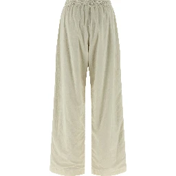 Beige Polyamide Joggers (Workout Pants)