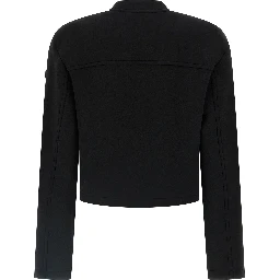 Black Viscose Sweatshirt