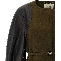 Bicolor Viscose Coat