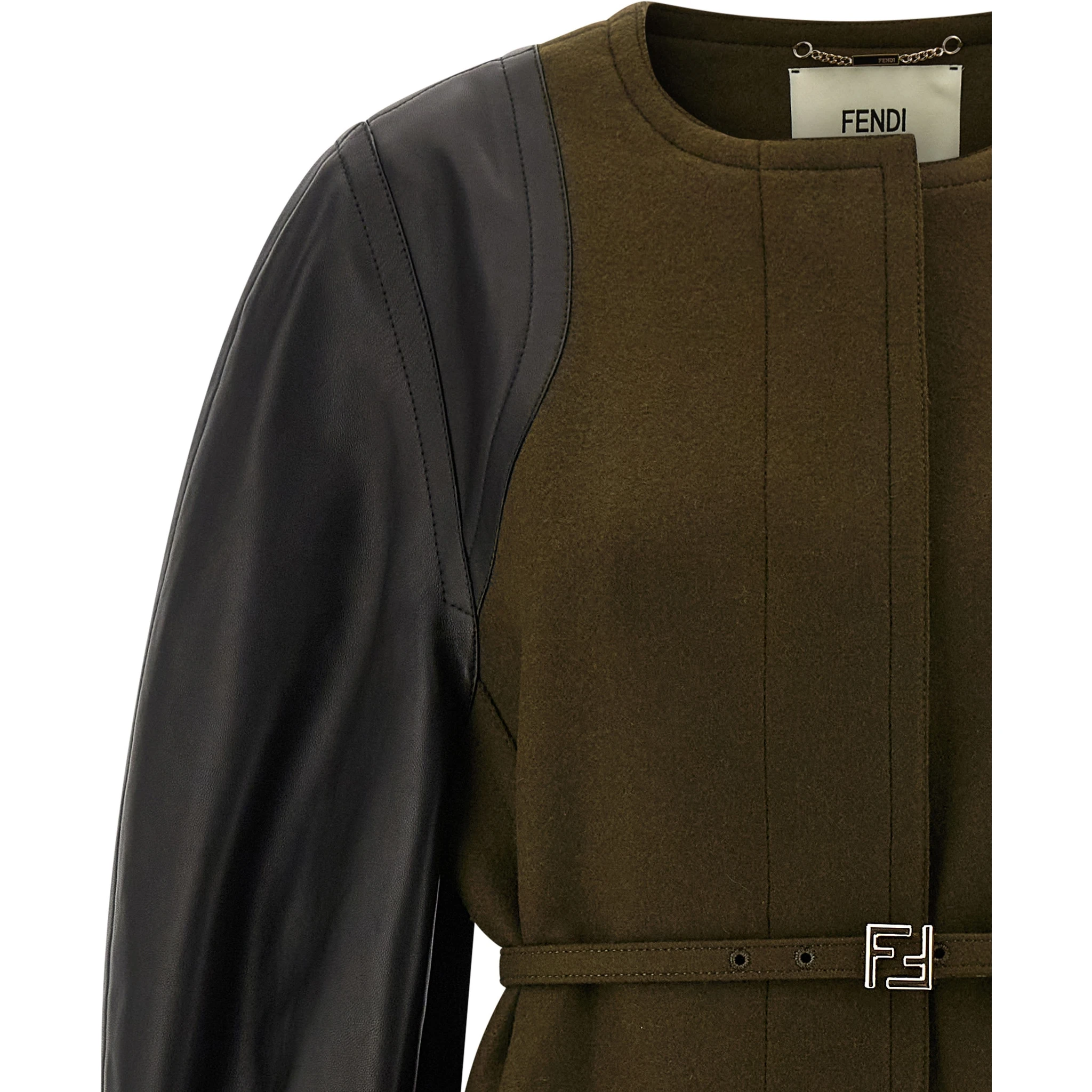 Bicolor Viscose Coat