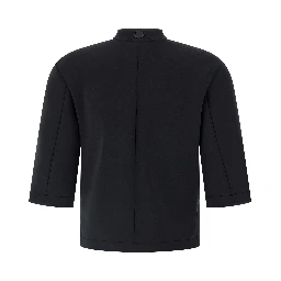 Black Polyester Top