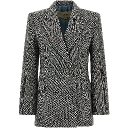 Gray Virgin Wool Blazer