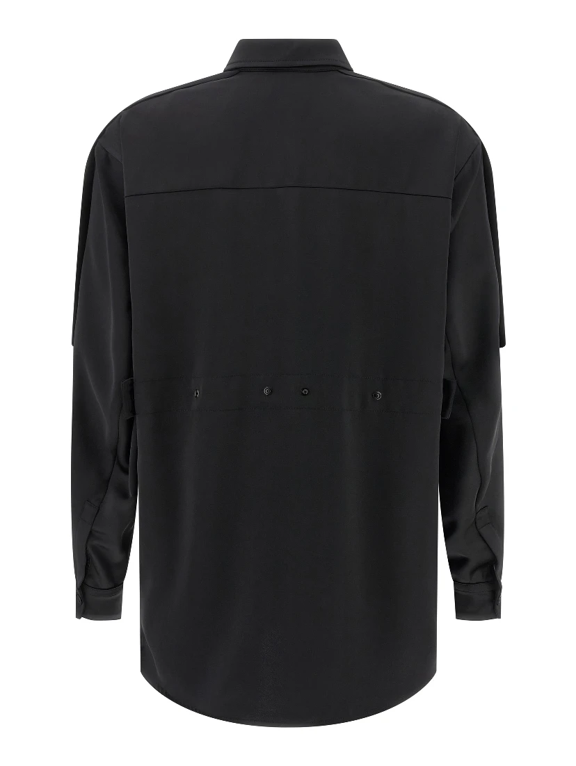 Black Polyester Blouse