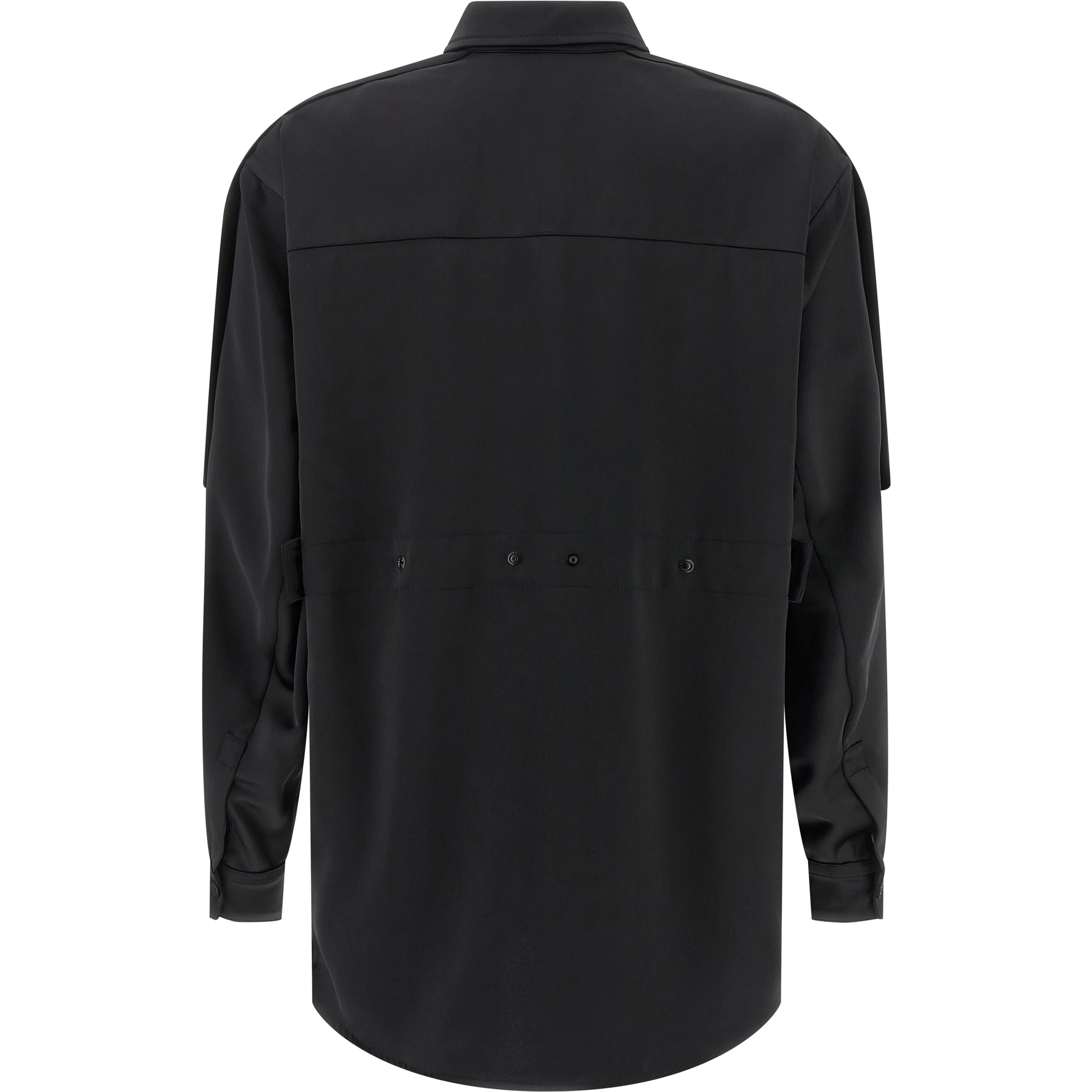 Black Polyester Blouse