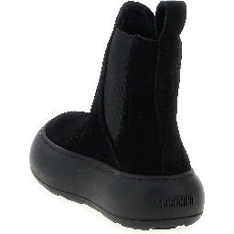 Black Calfskin Chelsea Boots