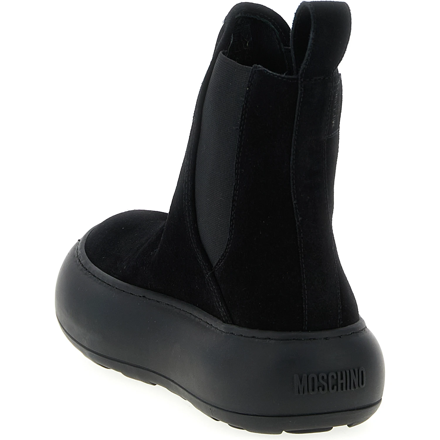 Black Calfskin Chelsea Boots