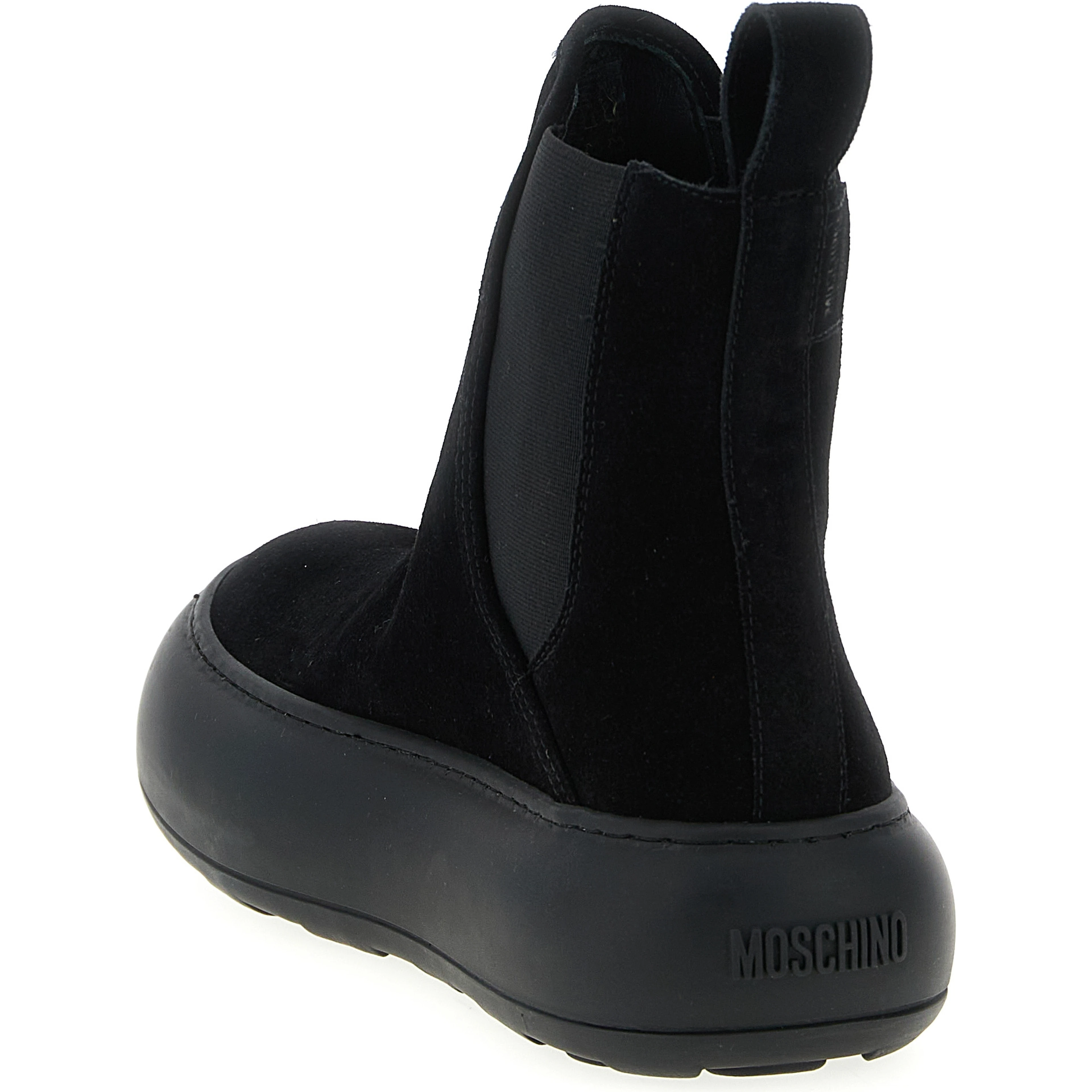 Black Calfskin Chelsea Boots