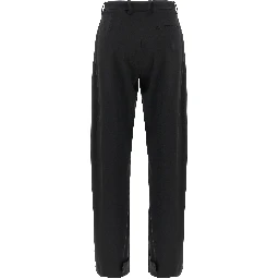 Black Polyester Dress Pants