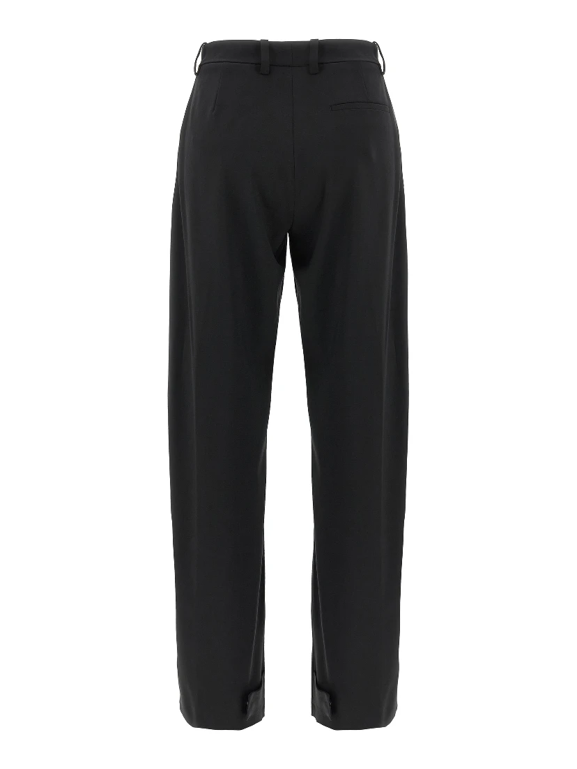 Black Polyester Dress Pants