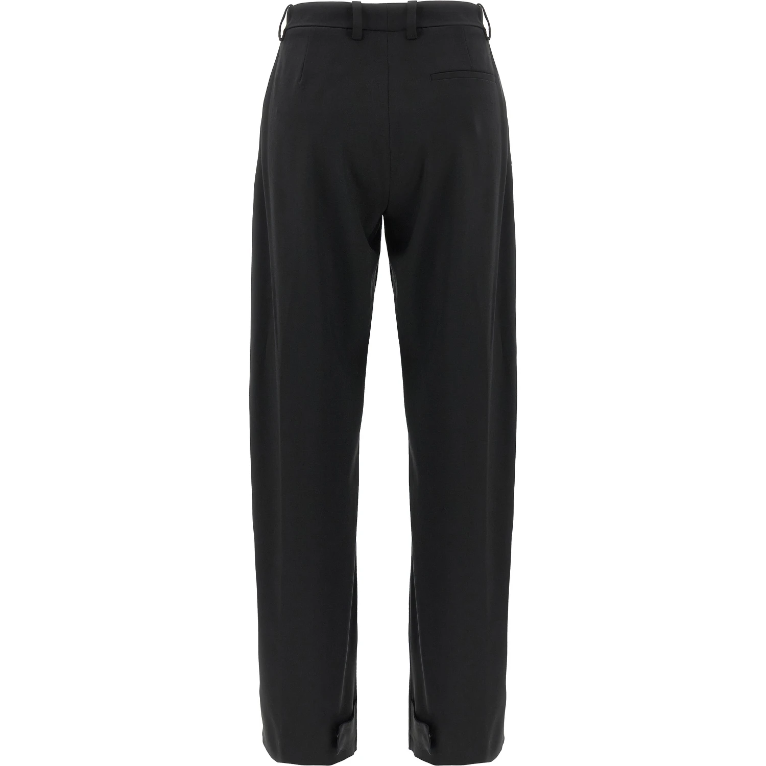 Black Polyester Dress Pants