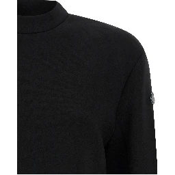 Black Viscose Sweatshirt