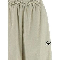 Beige Polyamide Joggers (Workout Pants)