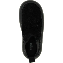 Black Calfskin Chelsea Boots