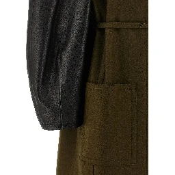 Bicolor Viscose Coat
