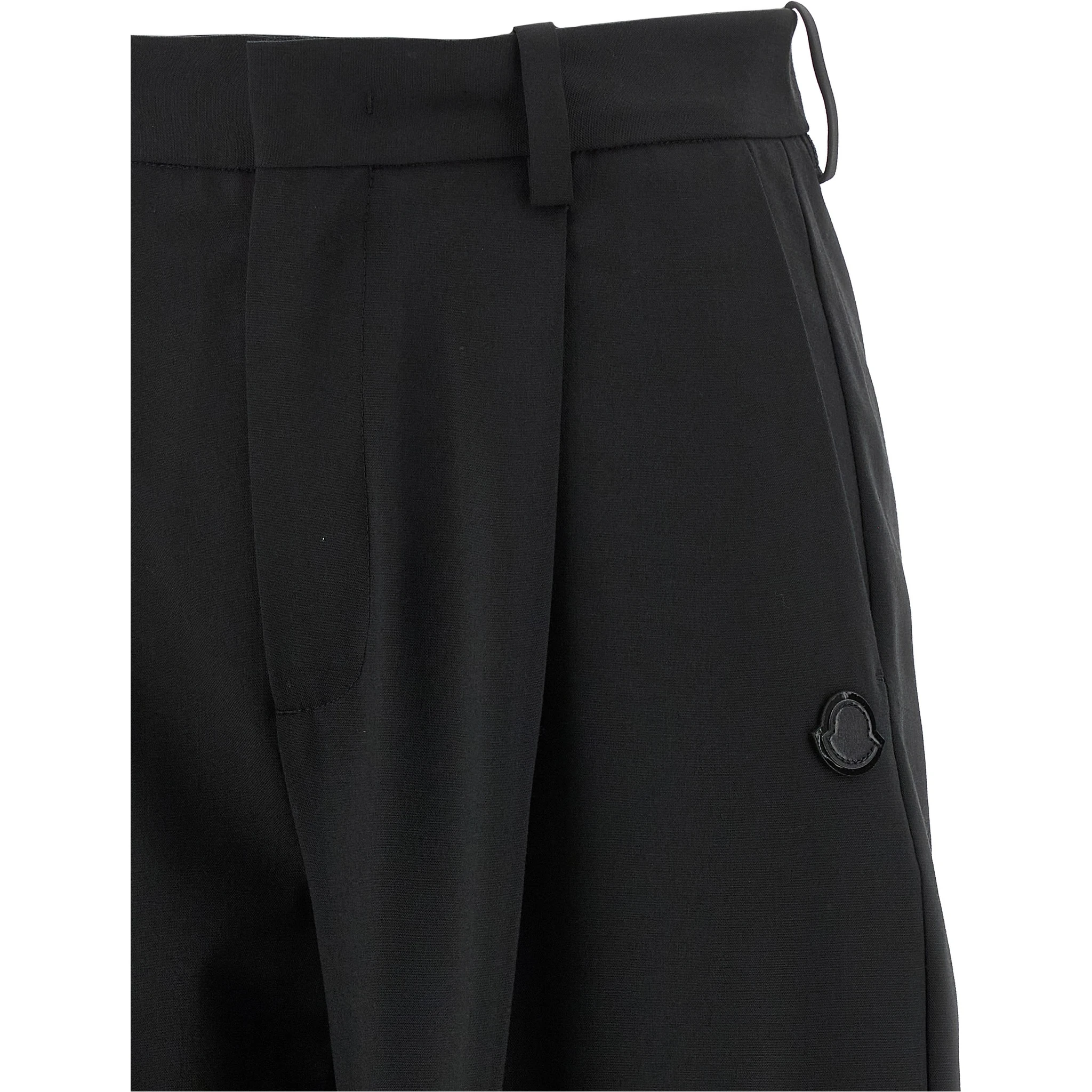 Black Polyester Dress Pants