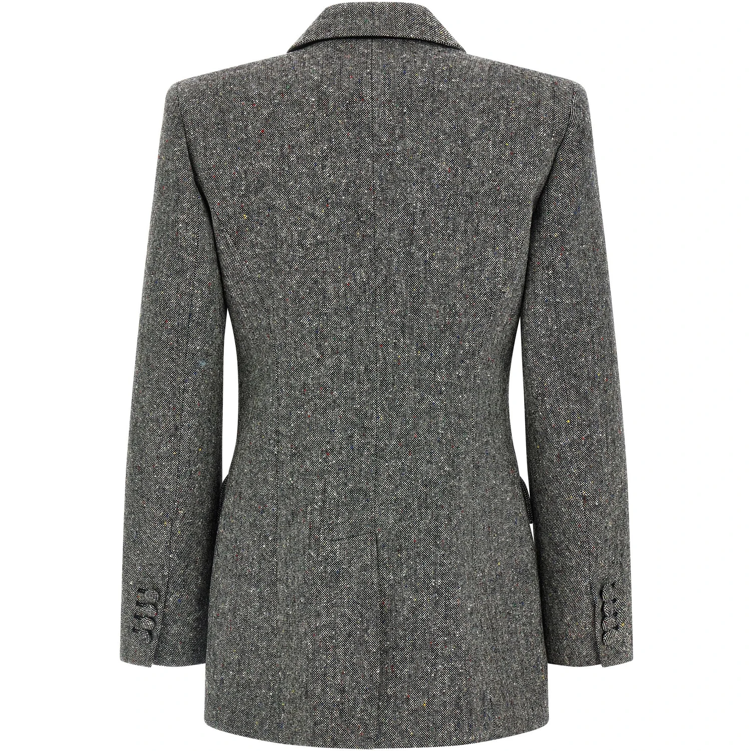 Gray Virgin Wool Blazer