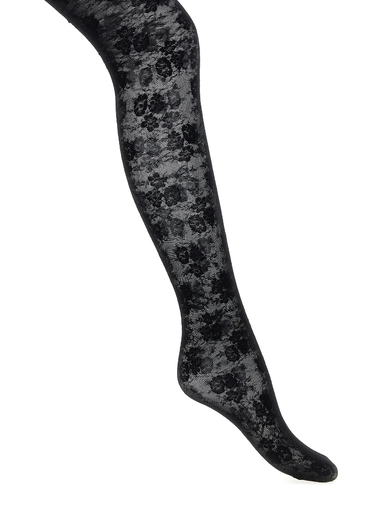 Black Polyamide Socks