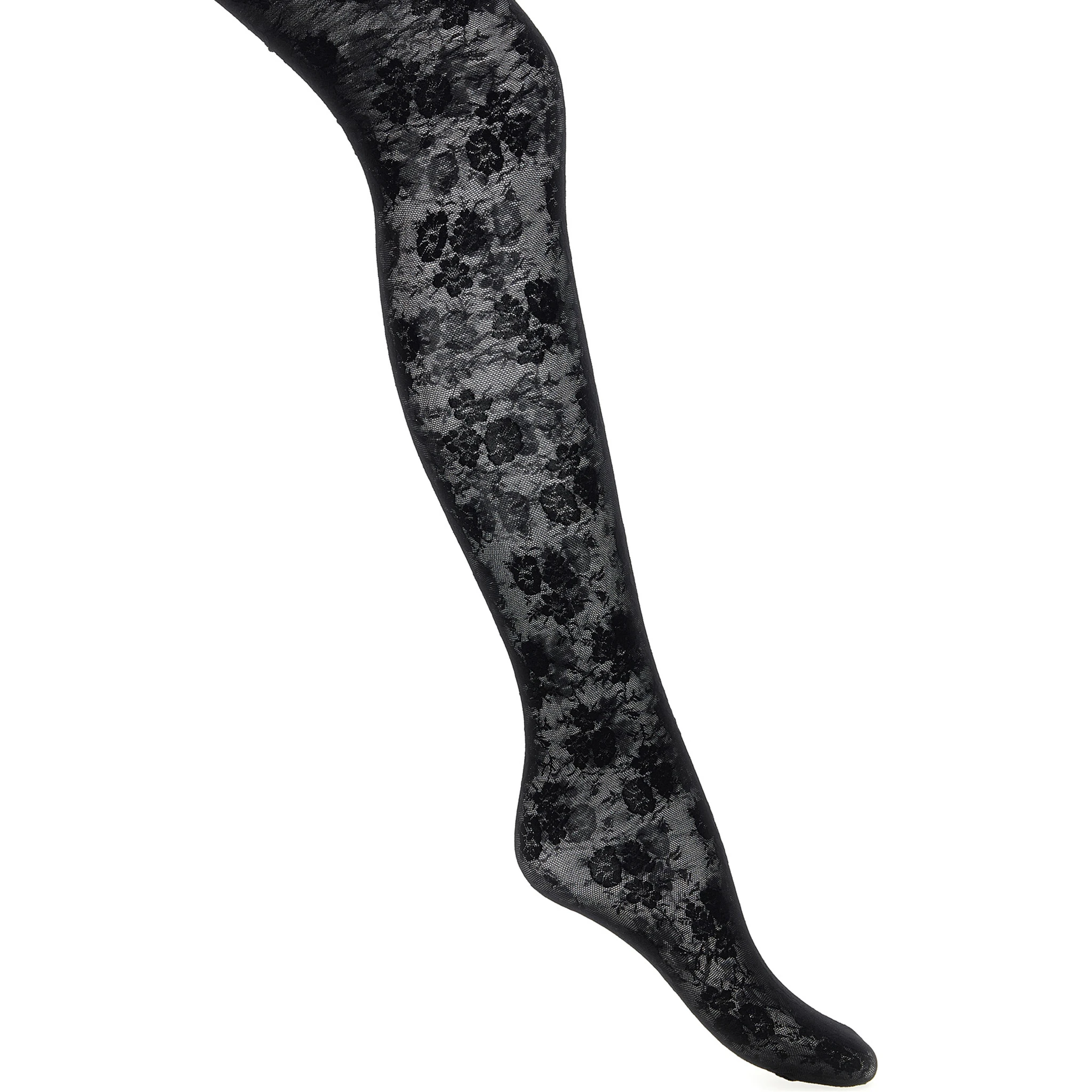 Black Polyamide Socks