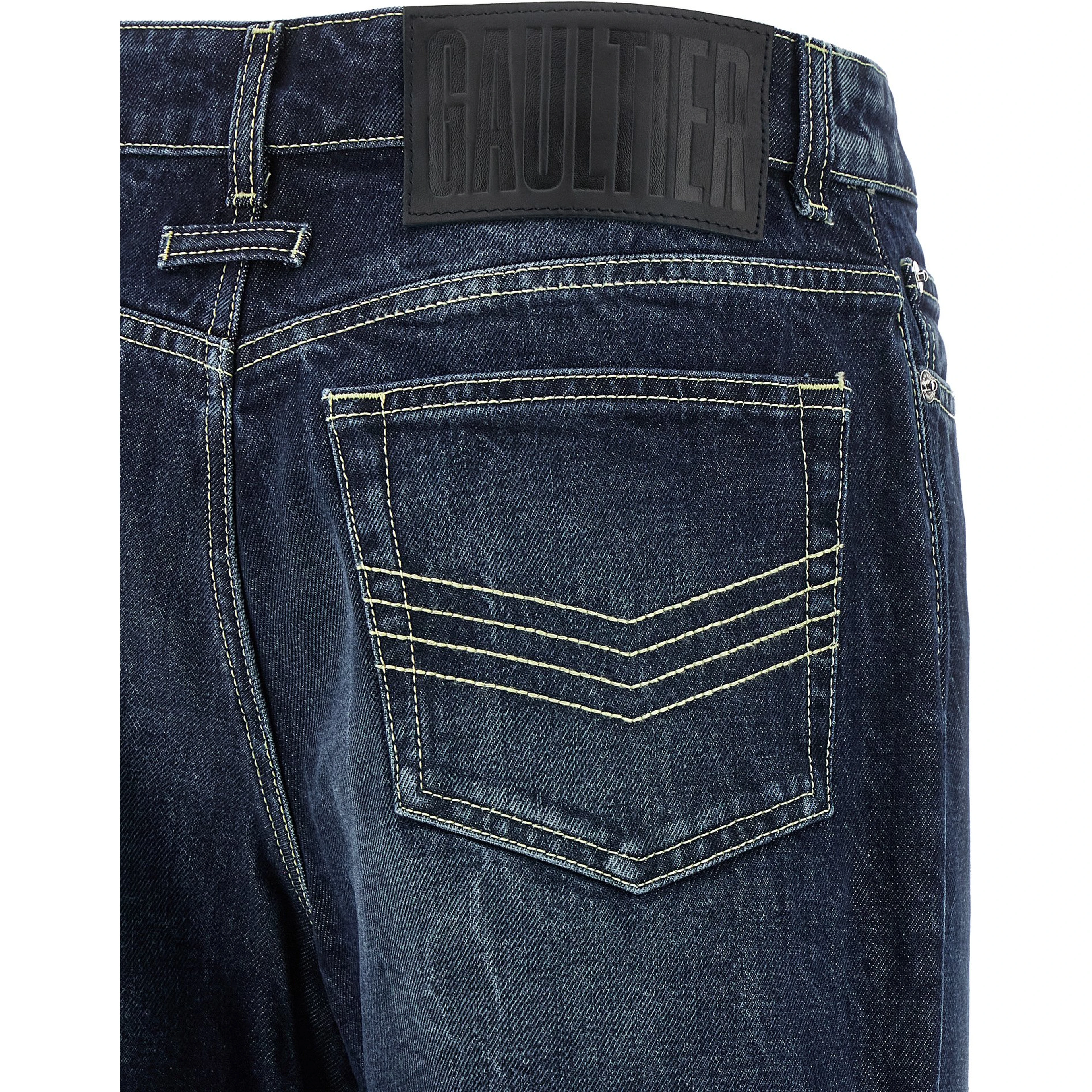Blue Cotton Jeans Denim