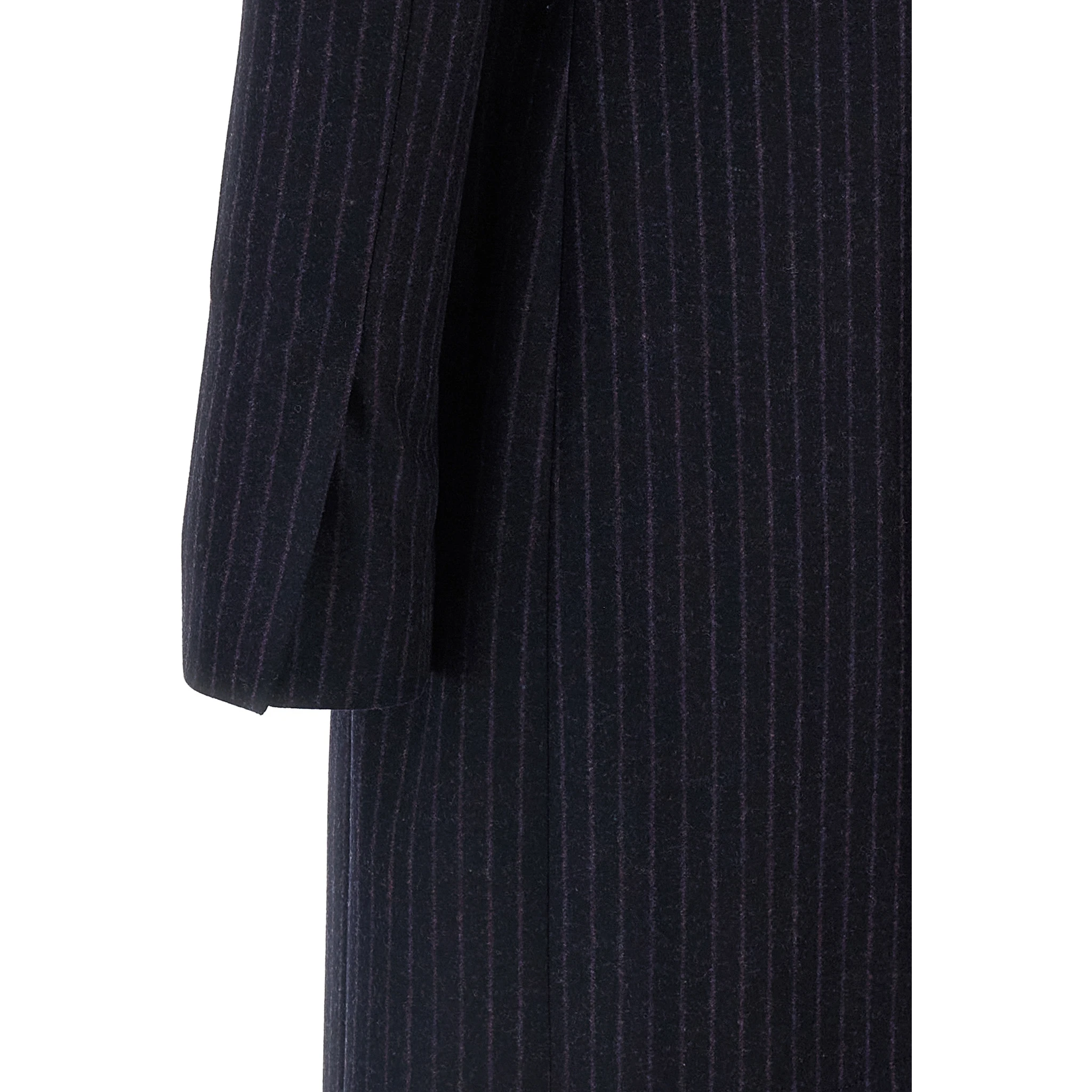 Blue Virgin Wool Coat