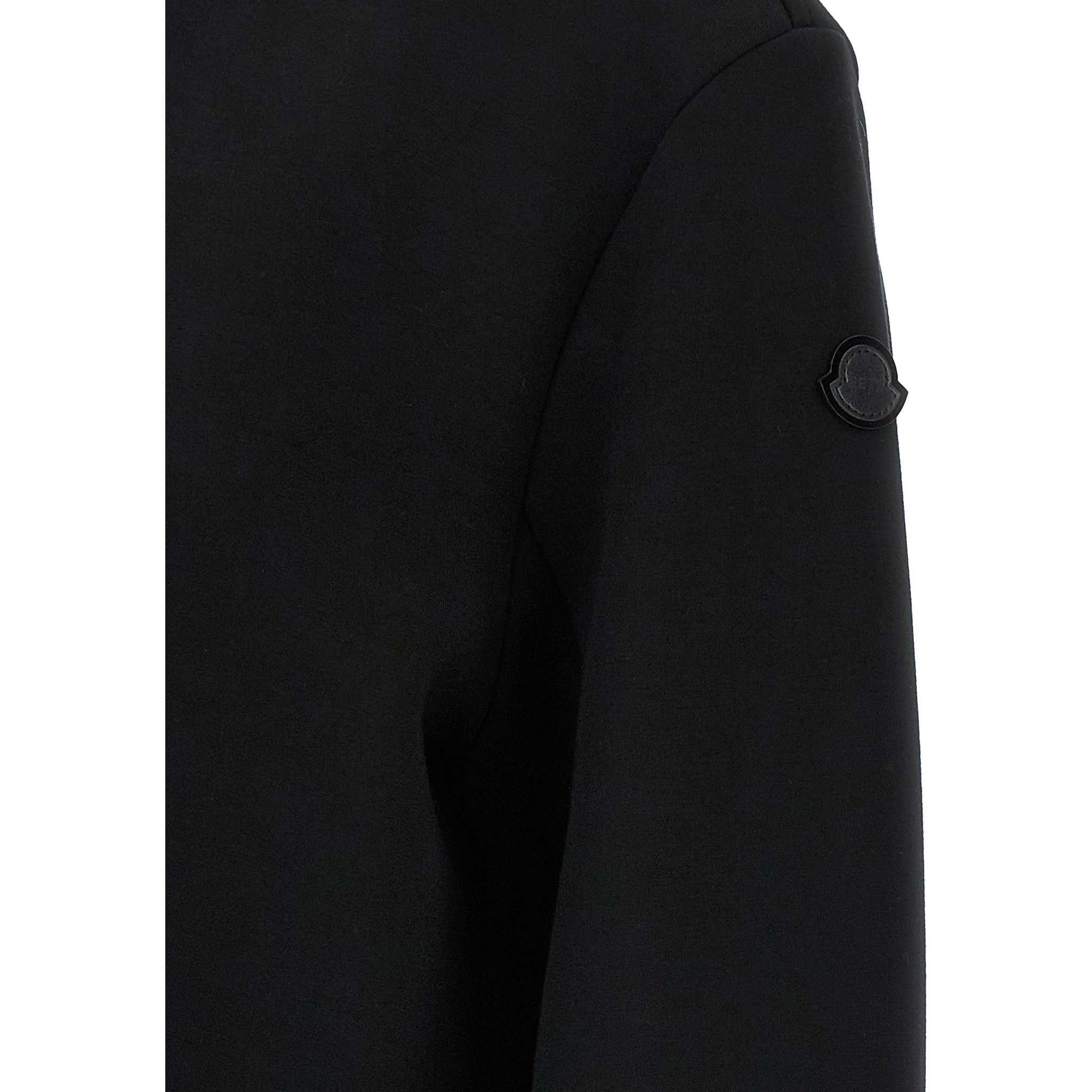 Black Viscose Sweatshirt