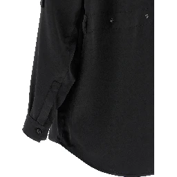 Black Polyester Blouse