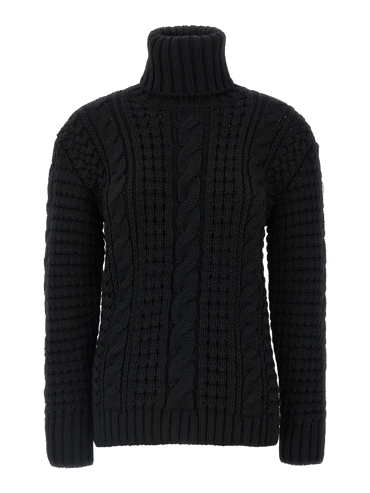 Black Virgin Wool Cardigan