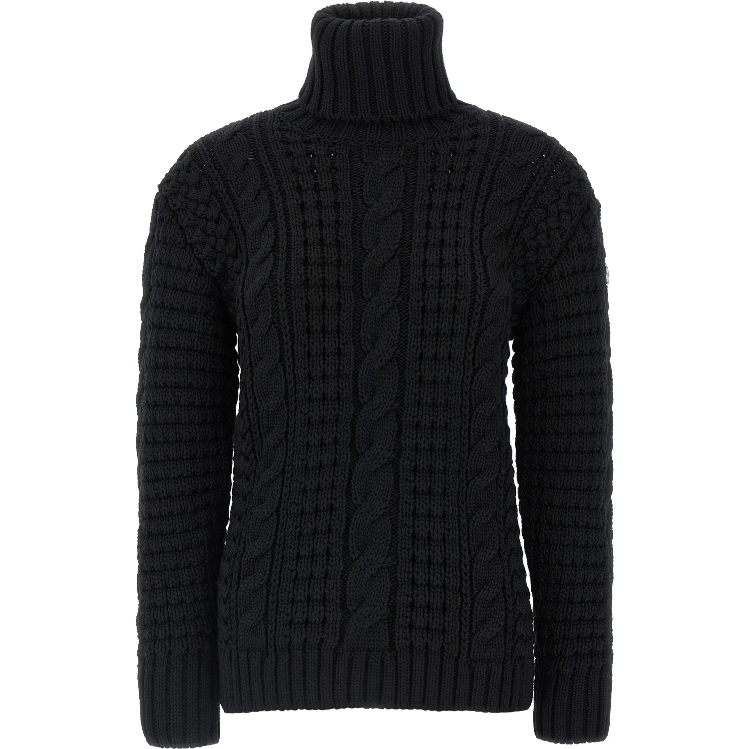 Black Virgin Wool Cardigan