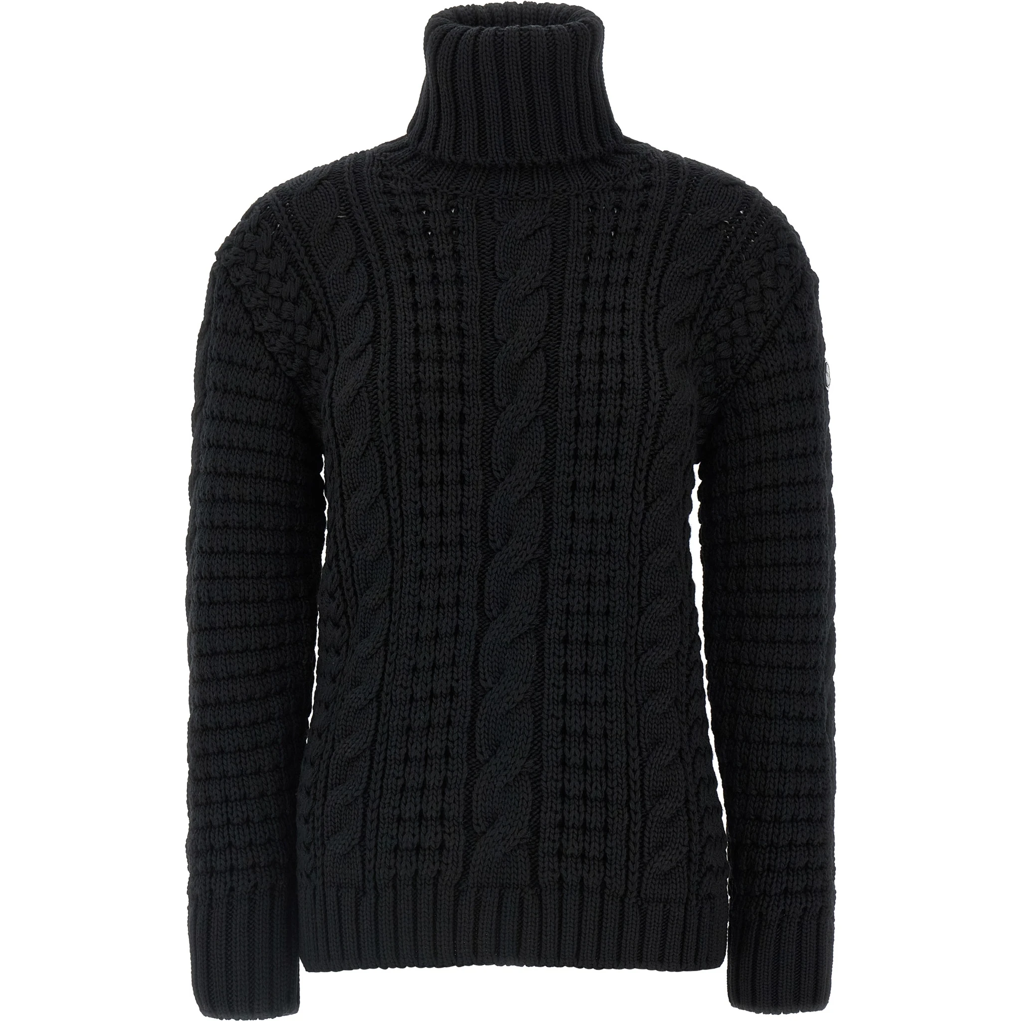 Black Virgin Wool Cardigan