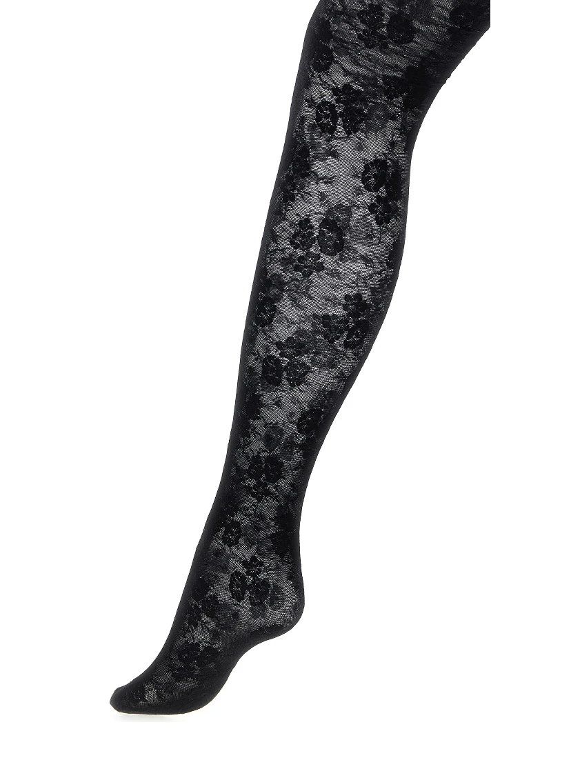 Black Polyamide Socks