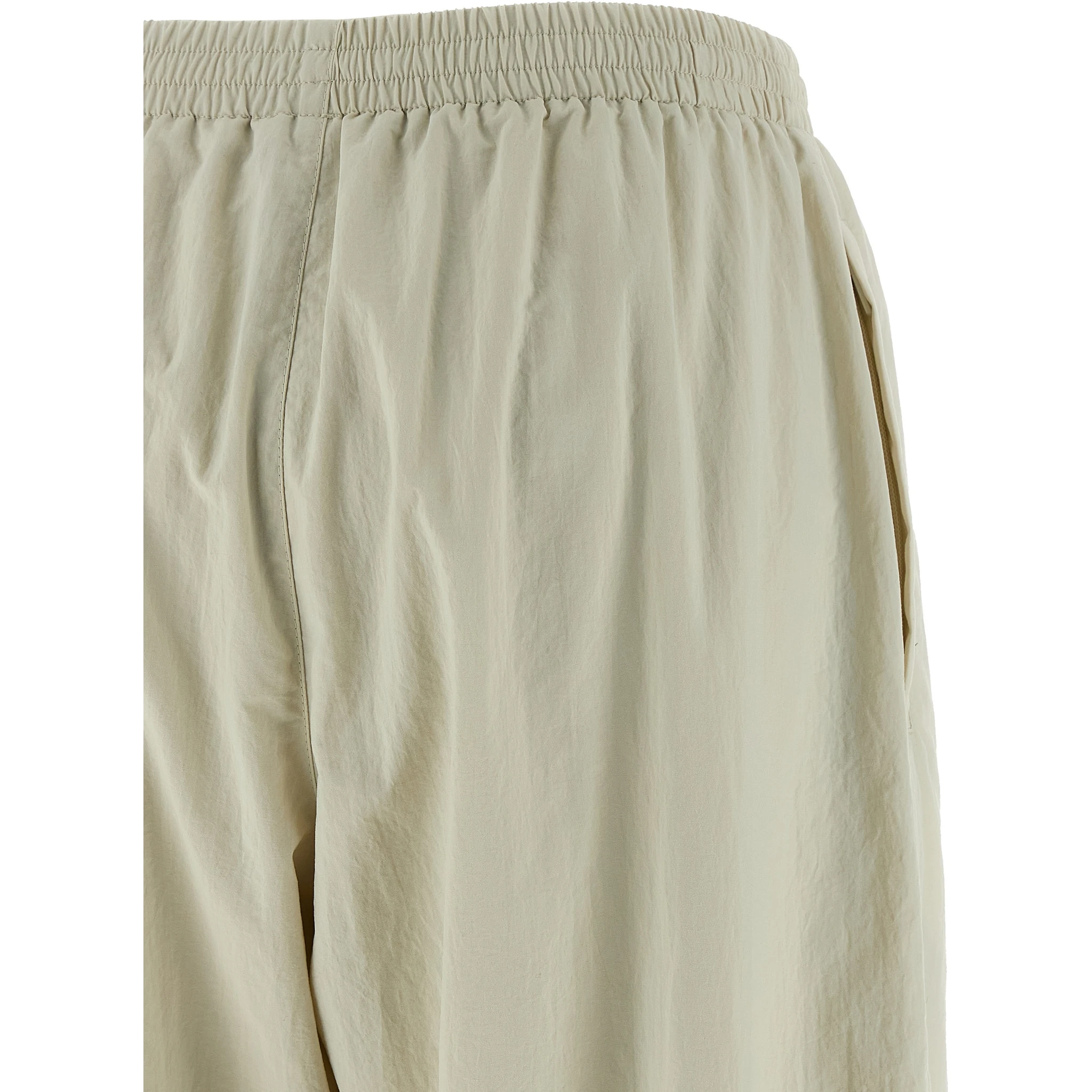 Beige Polyamide Joggers (Workout Pants)
