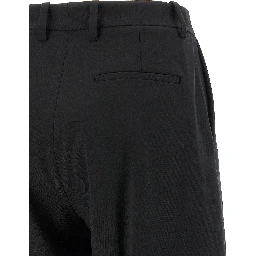 Black Polyester Dress Pants