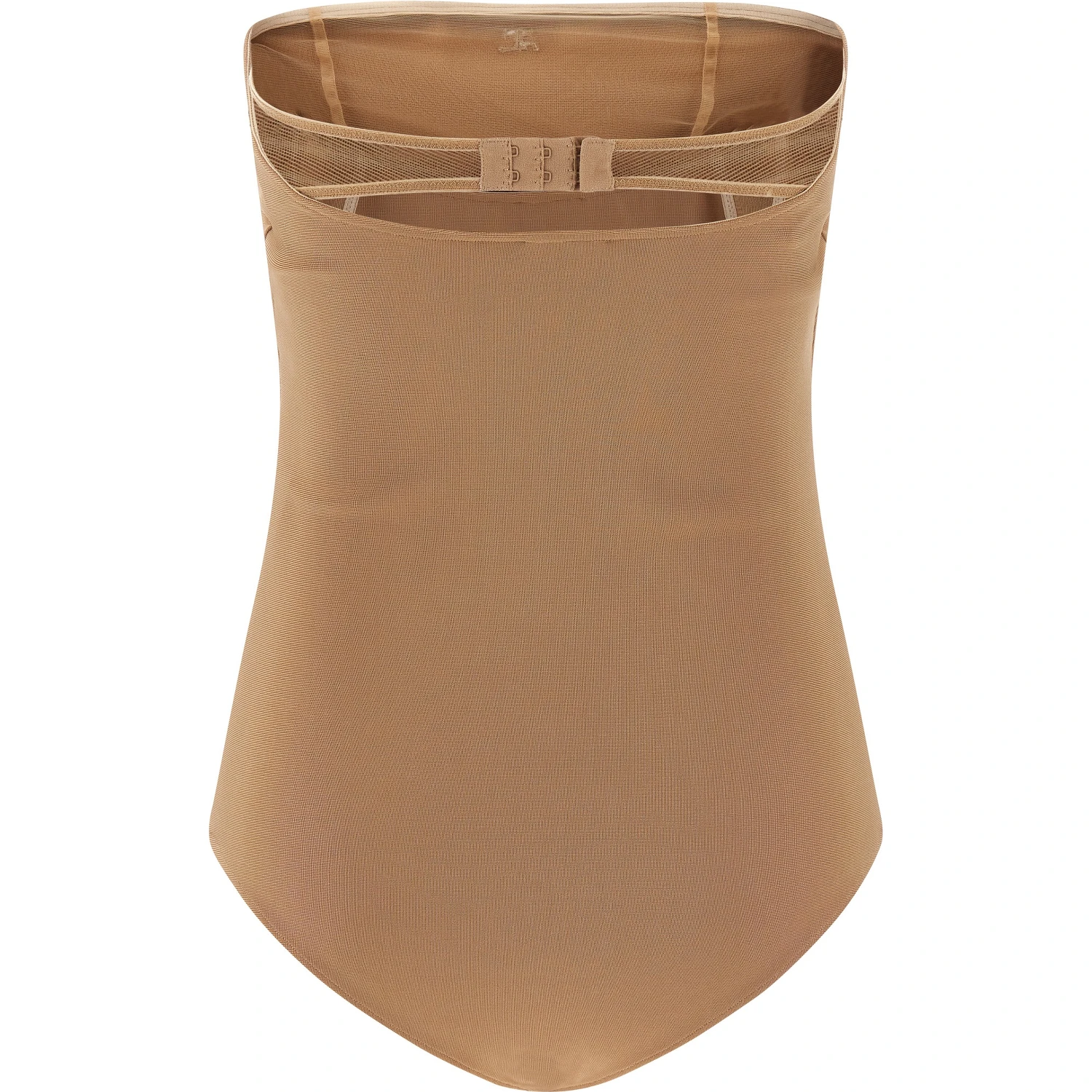 Beige Viscose Bodysuit