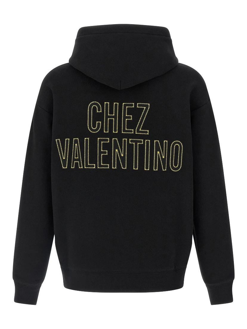 Black Cotton Sweatshirt