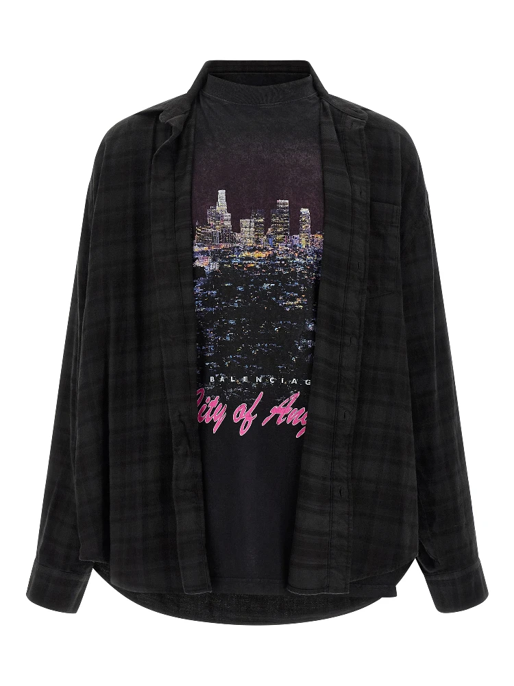 Black Cotton Blouse