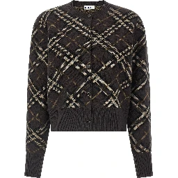Brown Wool Cardigan