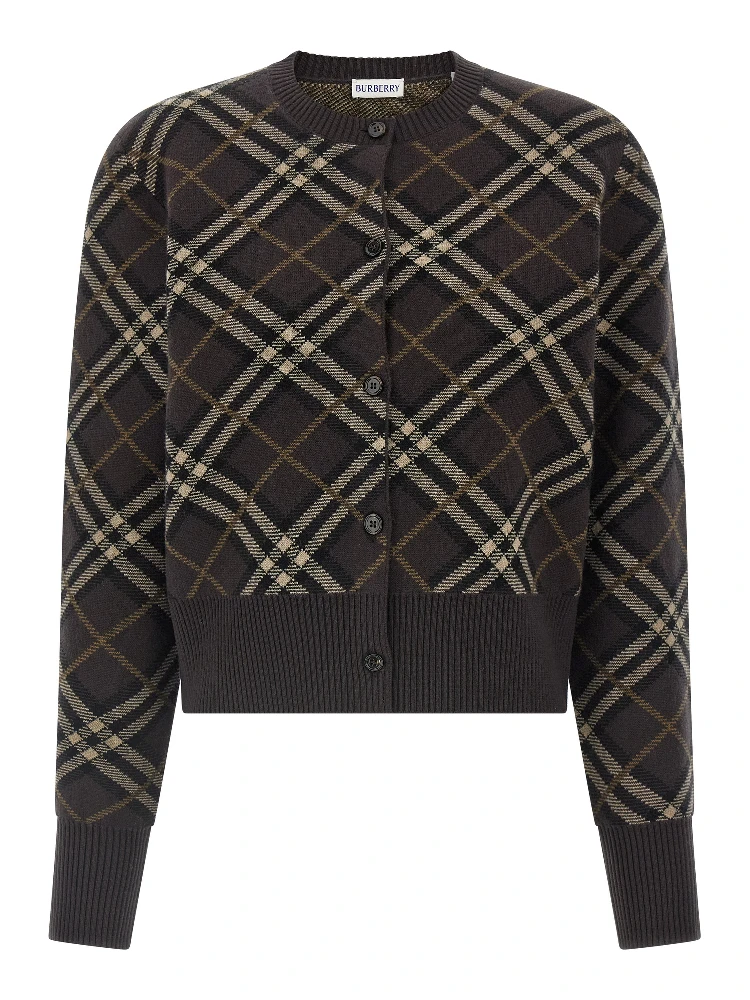 Brown Wool Cardigan