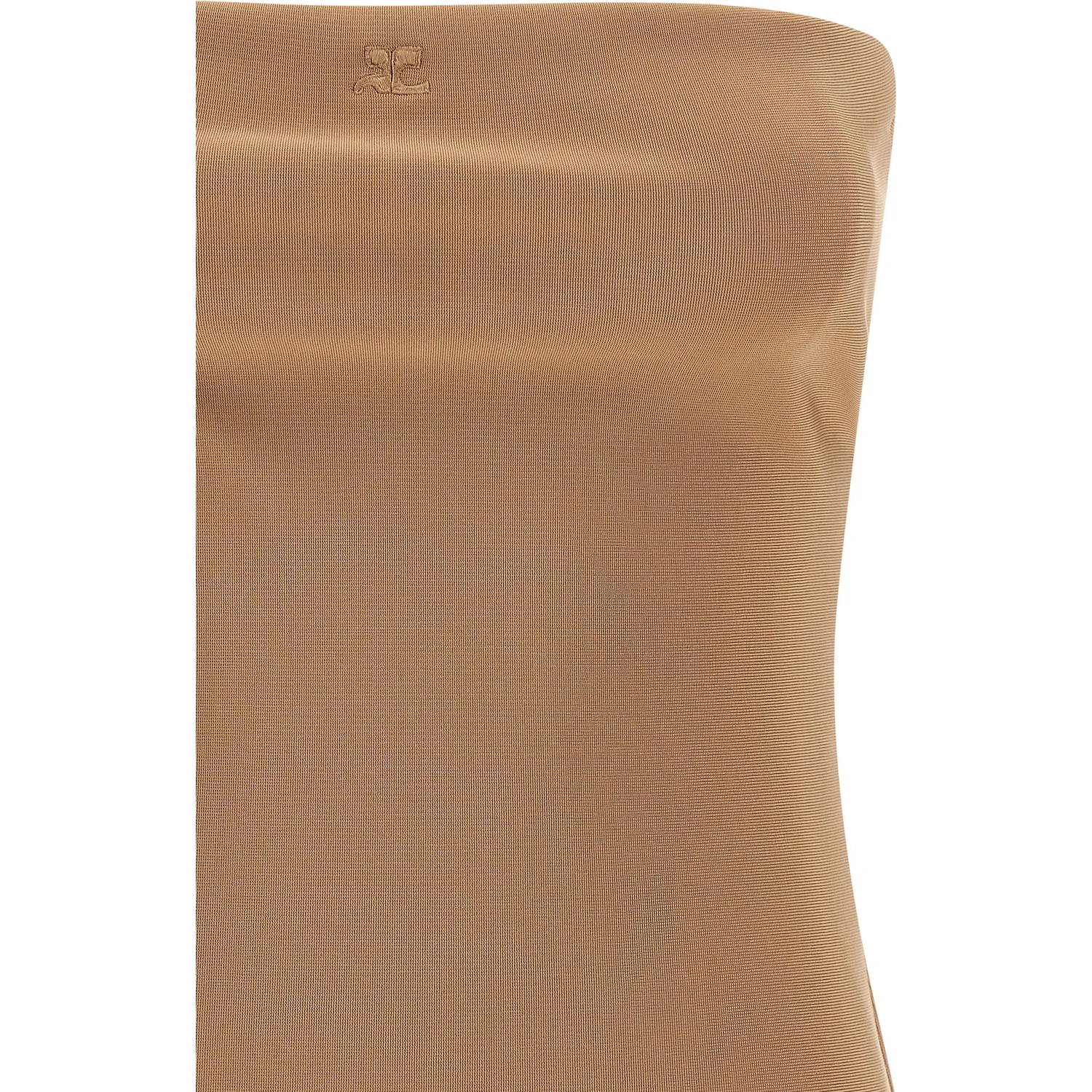 Beige Viscose Bodysuit