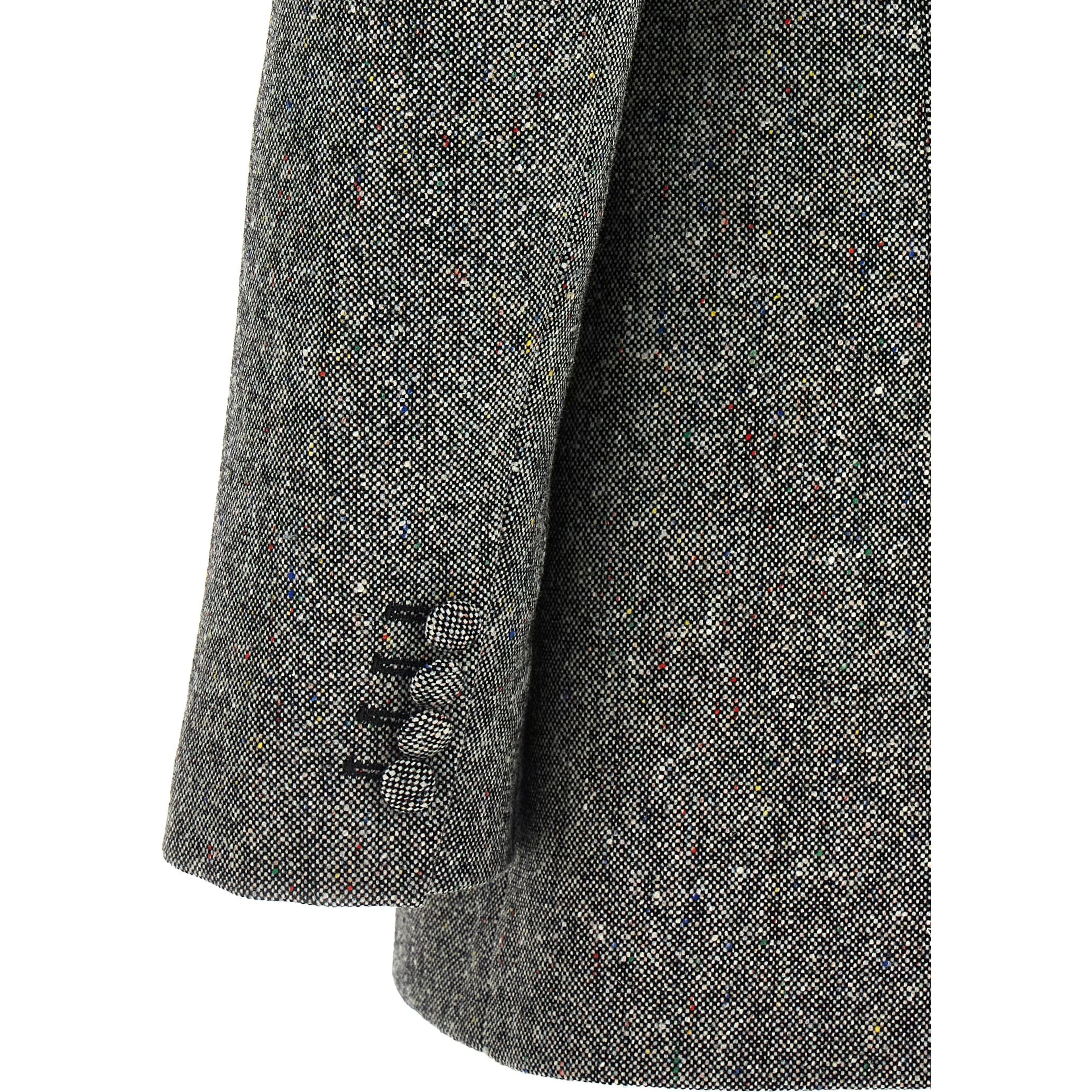 Gray Virgin Wool Blazer