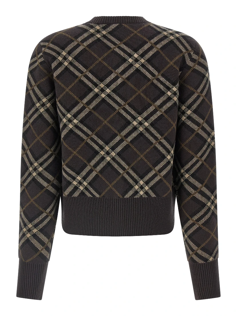 Brown Wool Cardigan