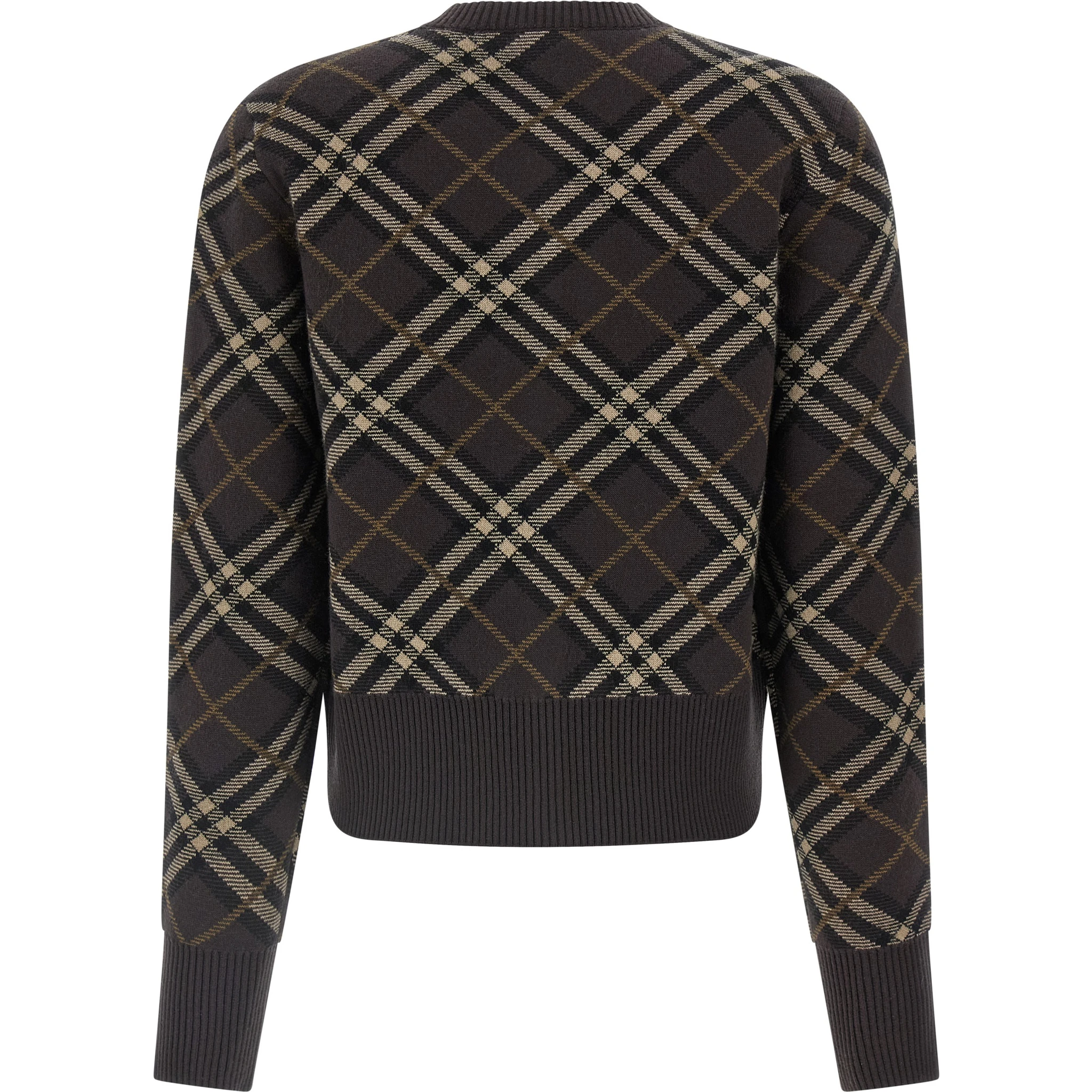 Brown Wool Cardigan