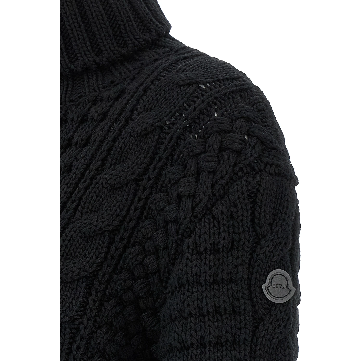 Black Virgin Wool Cardigan