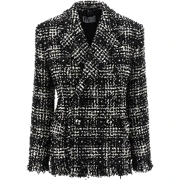 Bicolor Cotton Blazer