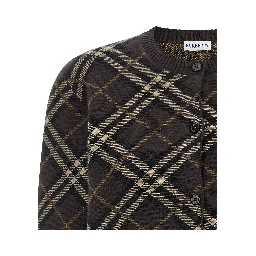 Brown Wool Cardigan