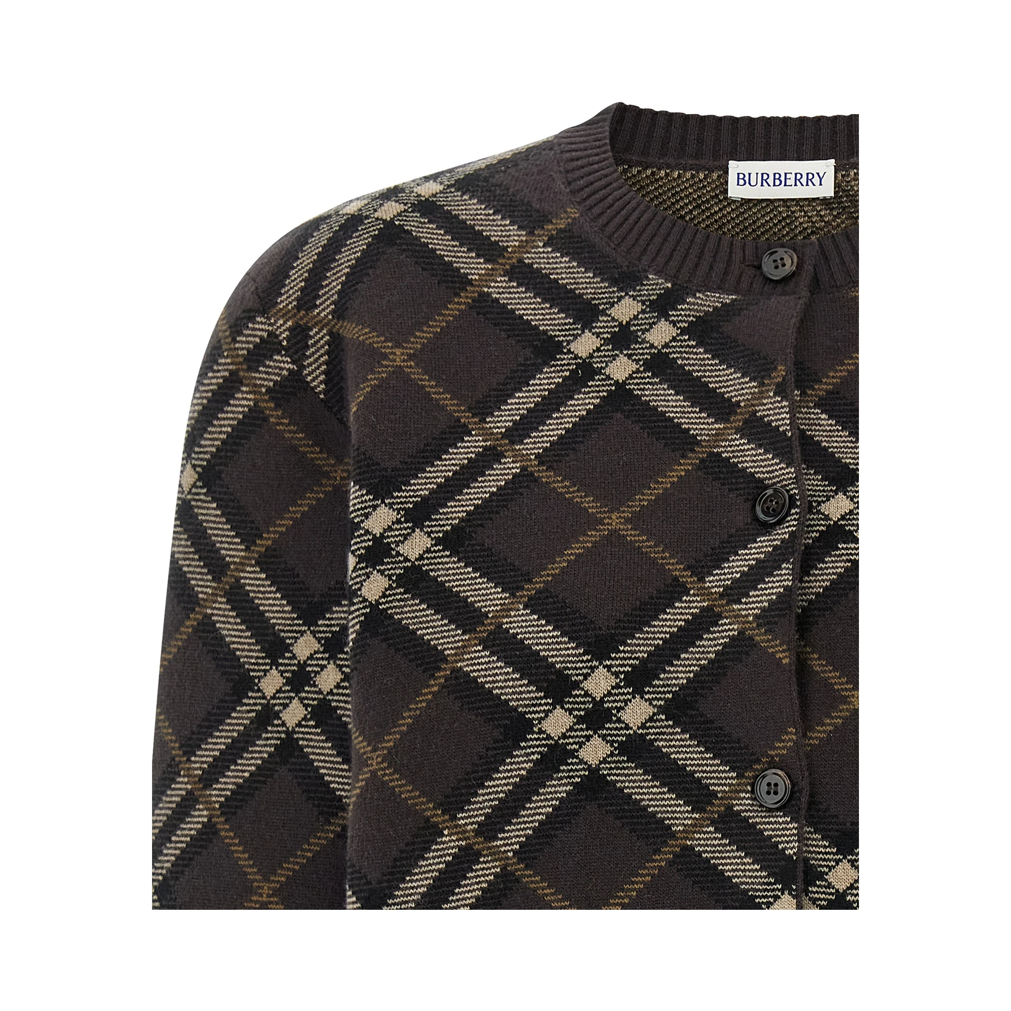 Brown Wool Cardigan