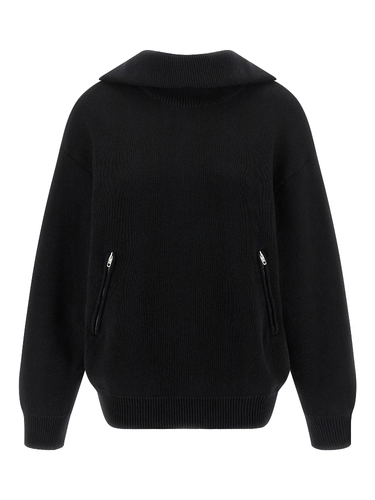 Black Cotton Cardigan