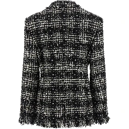 Bicolor Cotton Blazer